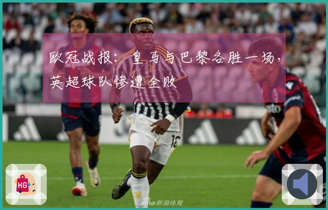 欧冠战报：皇马与巴黎各胜一场，英超球队惨遭全败